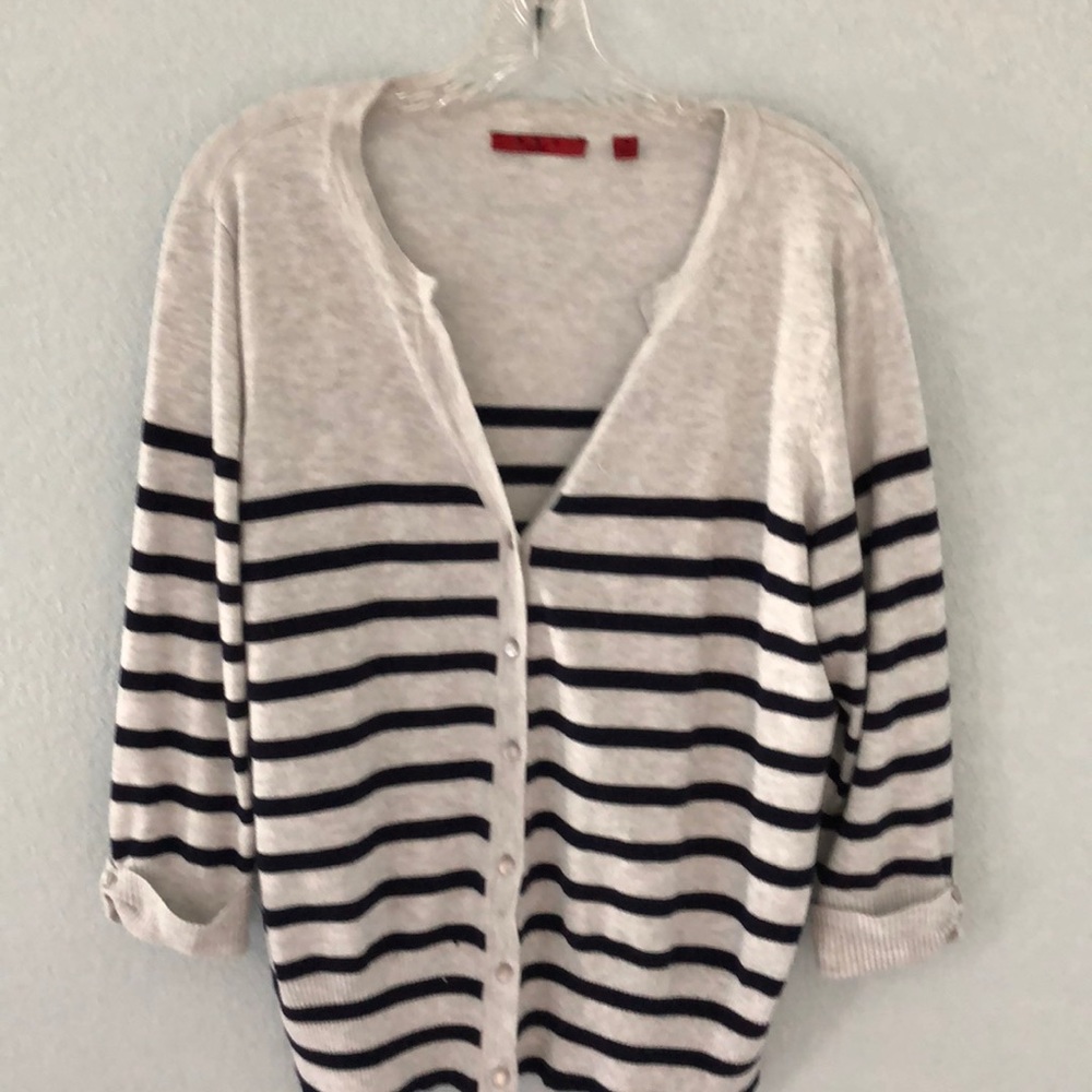 Black and grey cardigan